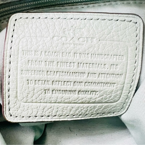 Coach Mint Green #F35723 Leather Shoulder Bag - Picture 7 of 14